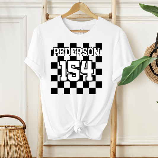 Personalized checkered infant/Toddler